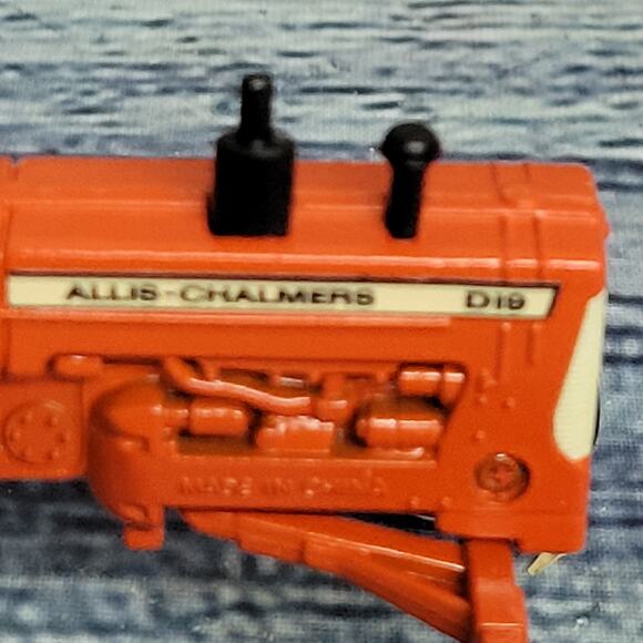 Vintage 1989 Ertl 1/43 scale Allis-Chalmers D-19 w/frontend tractor orange/white - Picture 3 of 10